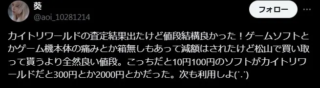 カイトリワールド 評判