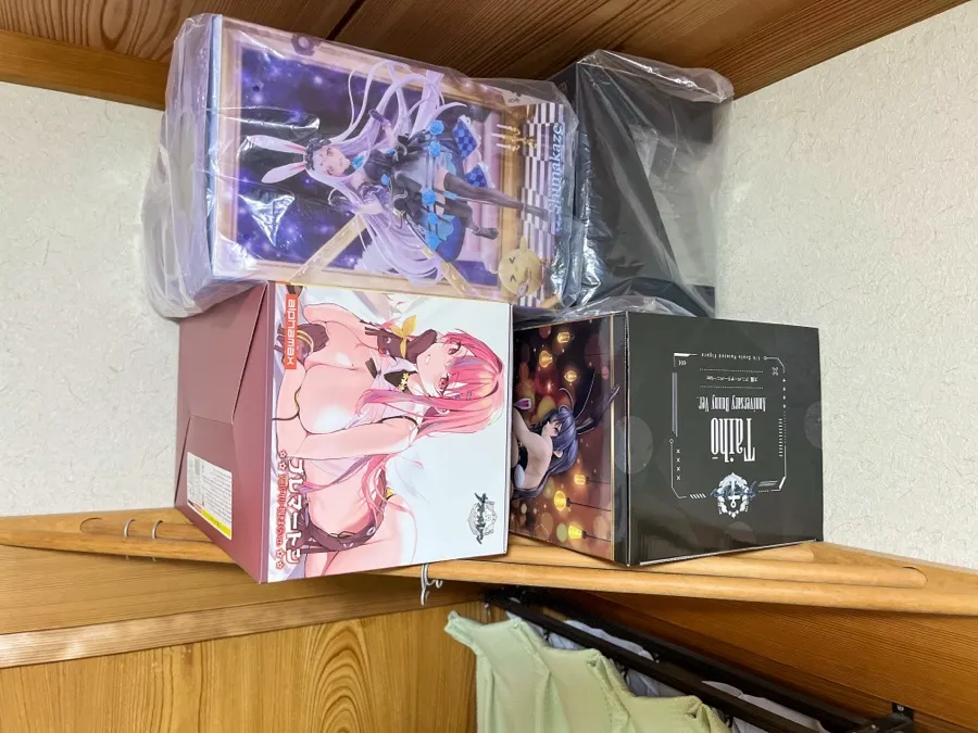 フィギュア箱 収納(デッドスペースの活用)