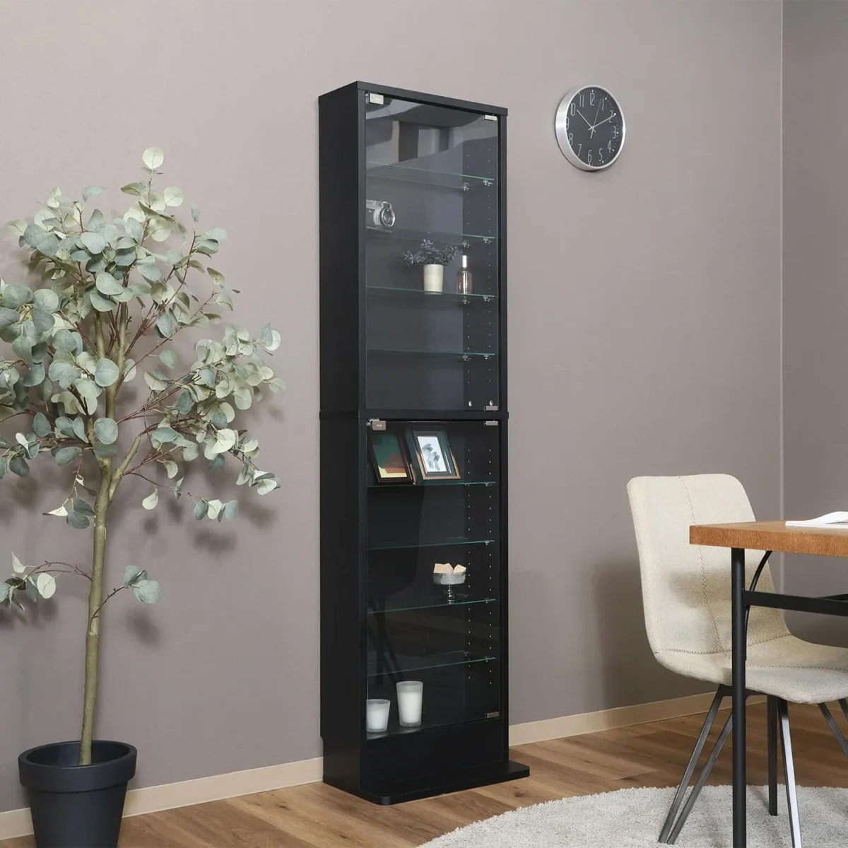 不二貿易ガラスコレクションケース ハイタイプ