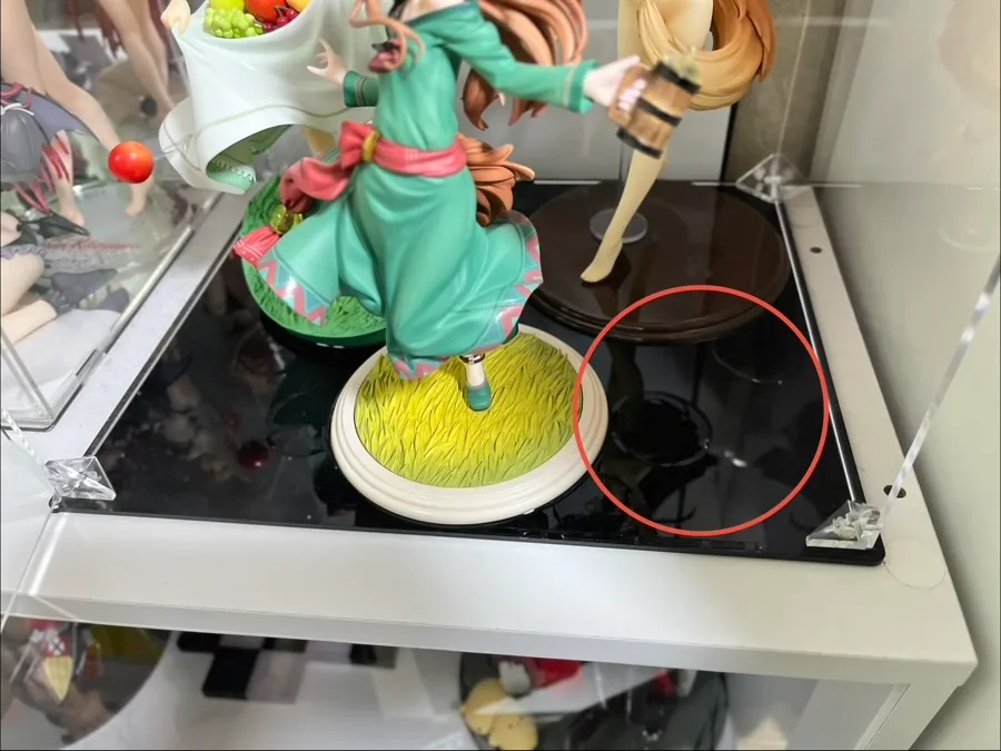 ミュージアムジェルは高温で溶ける