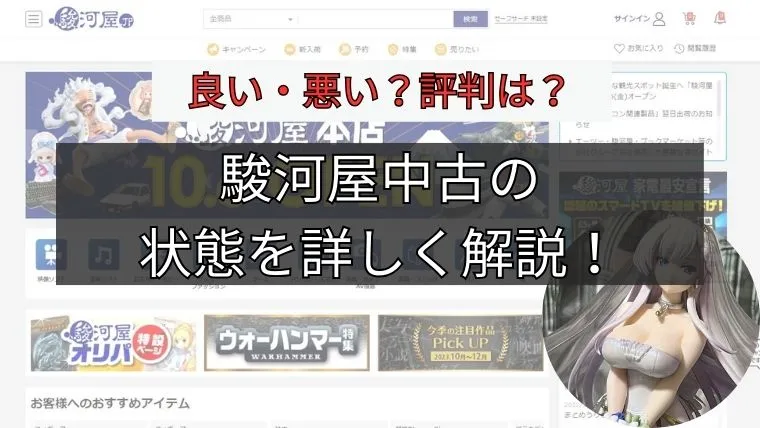 駿河屋中古の状態は悪い？実際に購入して分かった真実を徹底解説！