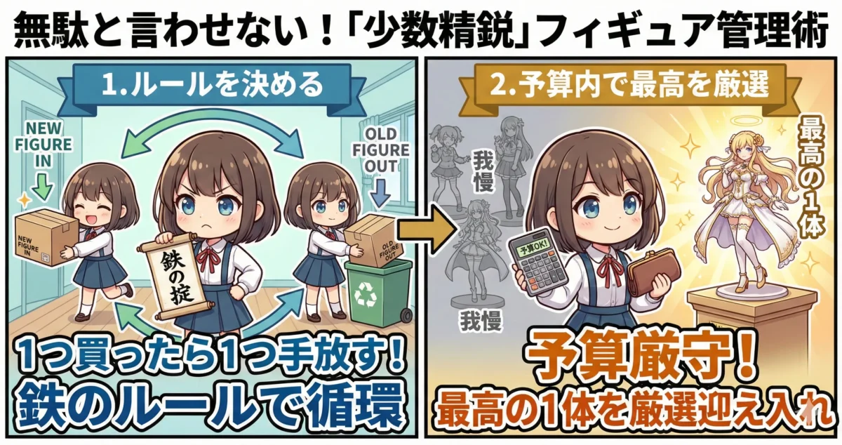 フィギュア集めを無駄と言わせない「少数精鋭」管理術