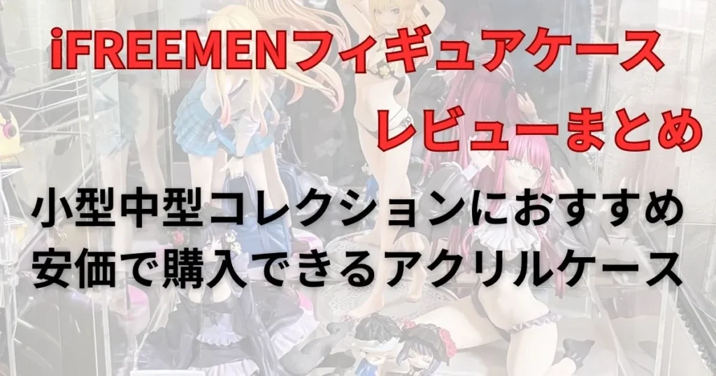 まとめ：iFREEMENは安価で購入できる小中型専用アクリルケース