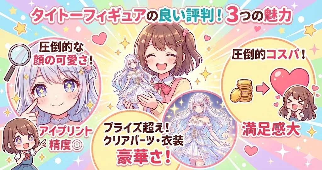 タイトーフィギュアの良い評判3つ