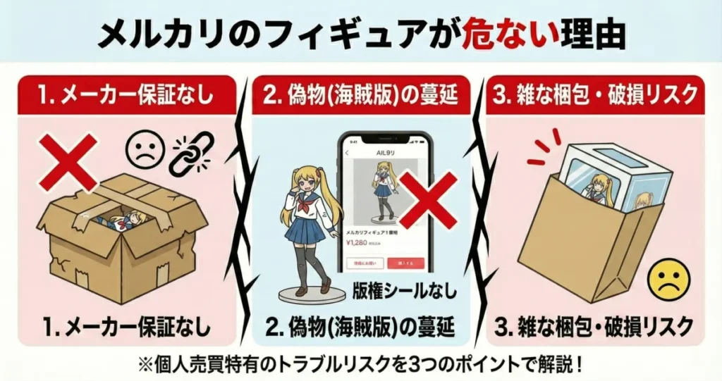 メルカリでフィギュアを買うのが危ない理由