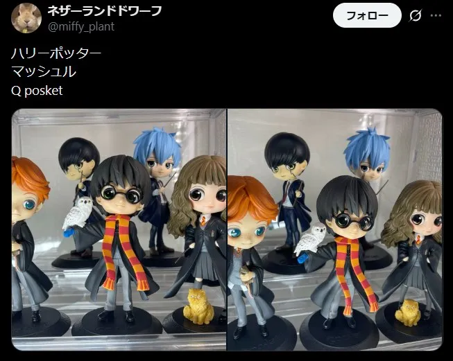 Q posketが愛される理由2つ目は、ディズニーやハリー・ポッターなど実写系との相性の良さ