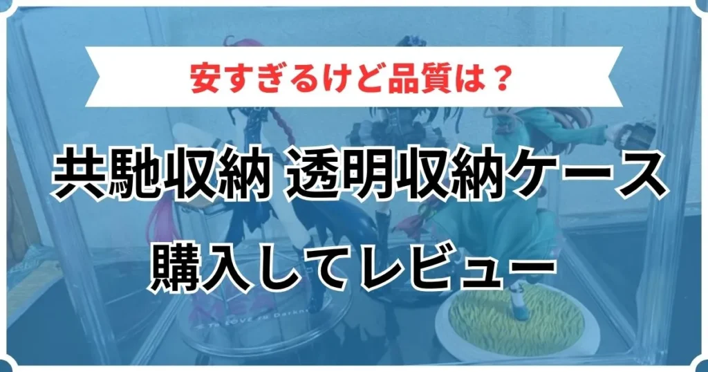 共馳収納 透明の収納ケース レビュー