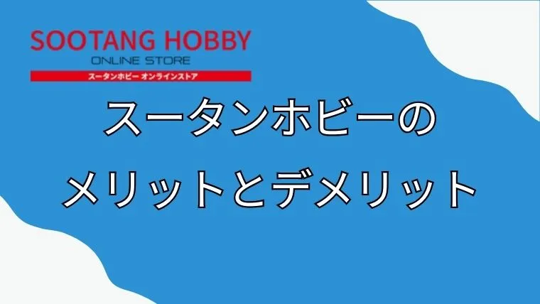 スータンホビーのメリットとデメリット解説