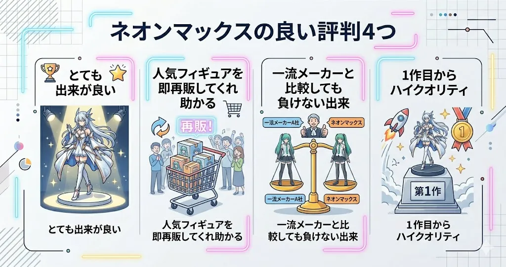 ネオンマックスの良い評判4つ