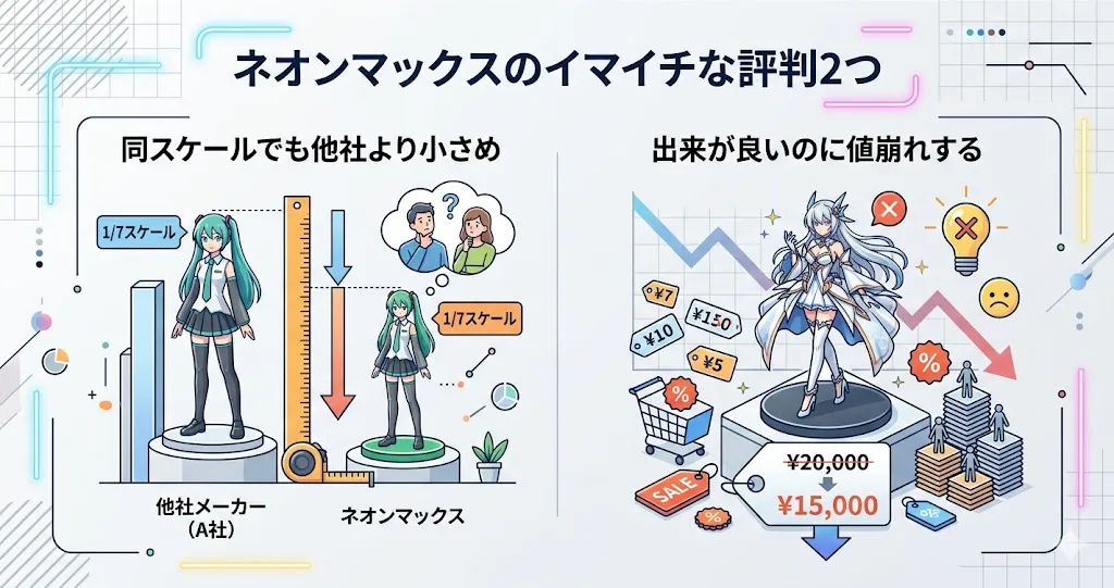 ネオンマックスのイマイチな評判2つ