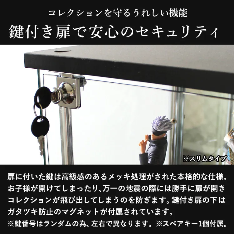 地球家具 ガラスコレクションケース JONYのスペック