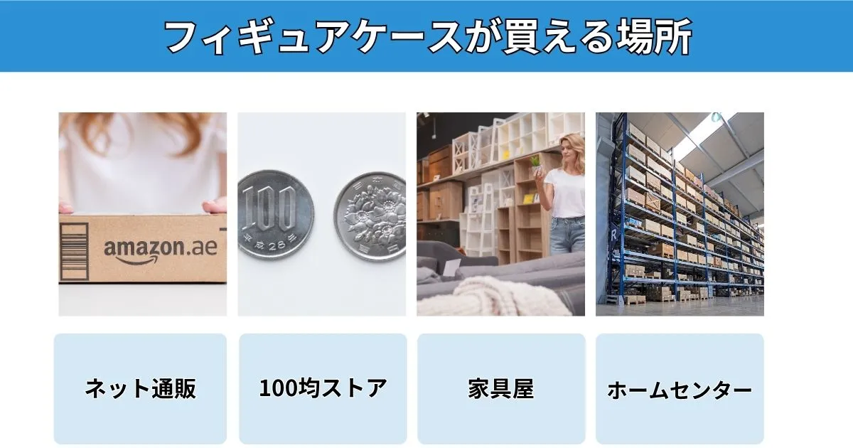 ドンキホーテ以外のフィギュアケースを買える場所