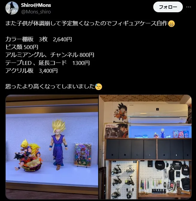 フィギュアケース 自作