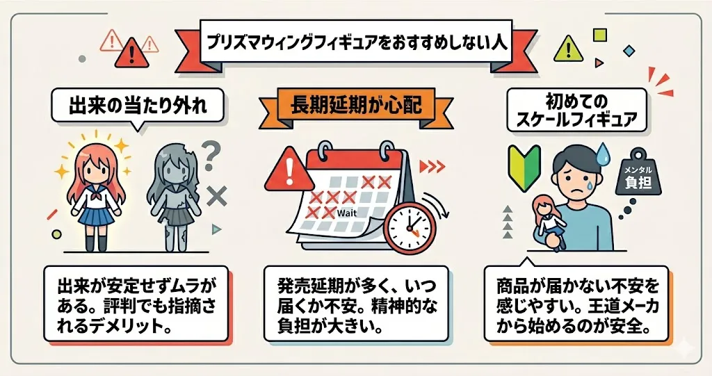 プリズマウィングをおすすめしない人の特徴