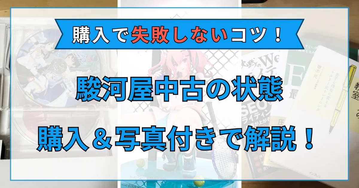 駿河屋 中古 状態 書いてない