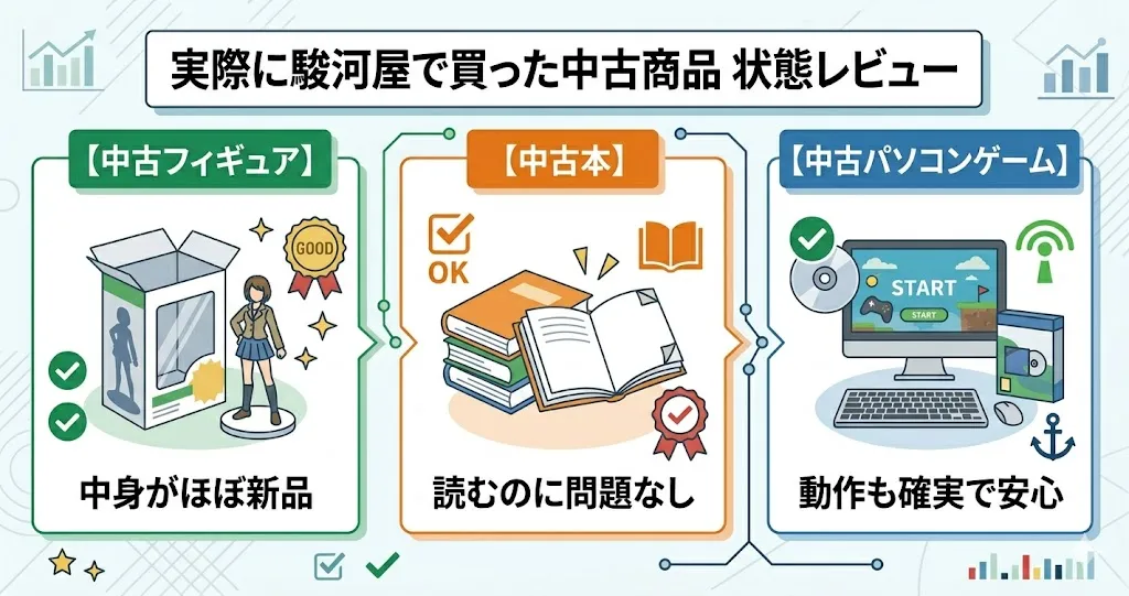 実際に駿河屋で買った中古商品の状態レビュー（写真あり）