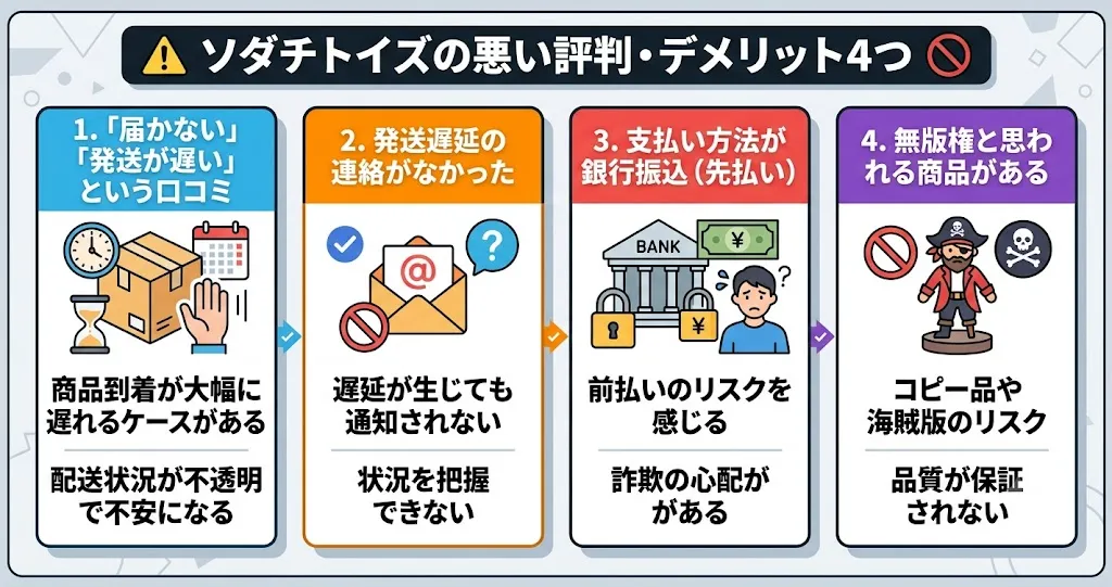 ソダチトイズは怪しい?悪い評判・デメリット4つ