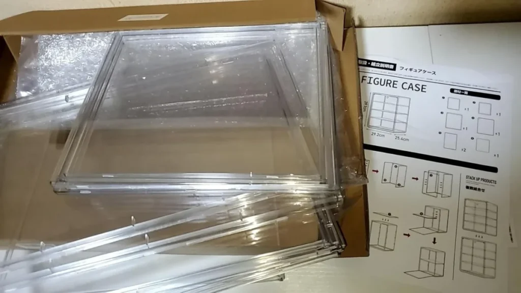 八番屋フィギュアケースの説明書