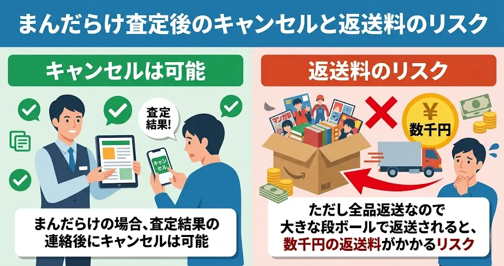 まんだらけの買取キャンセル時の注意点