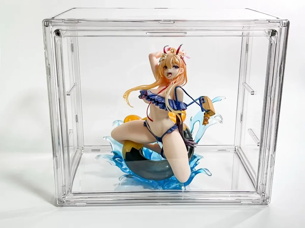 ダイソーフィギュアケースに1/6スケールフィギュア収納