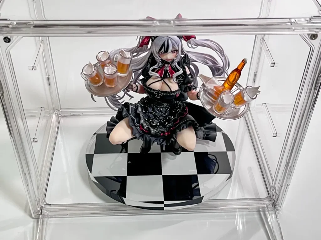 ダイソーフィギュアケースに1/7スケールフィギュア収納