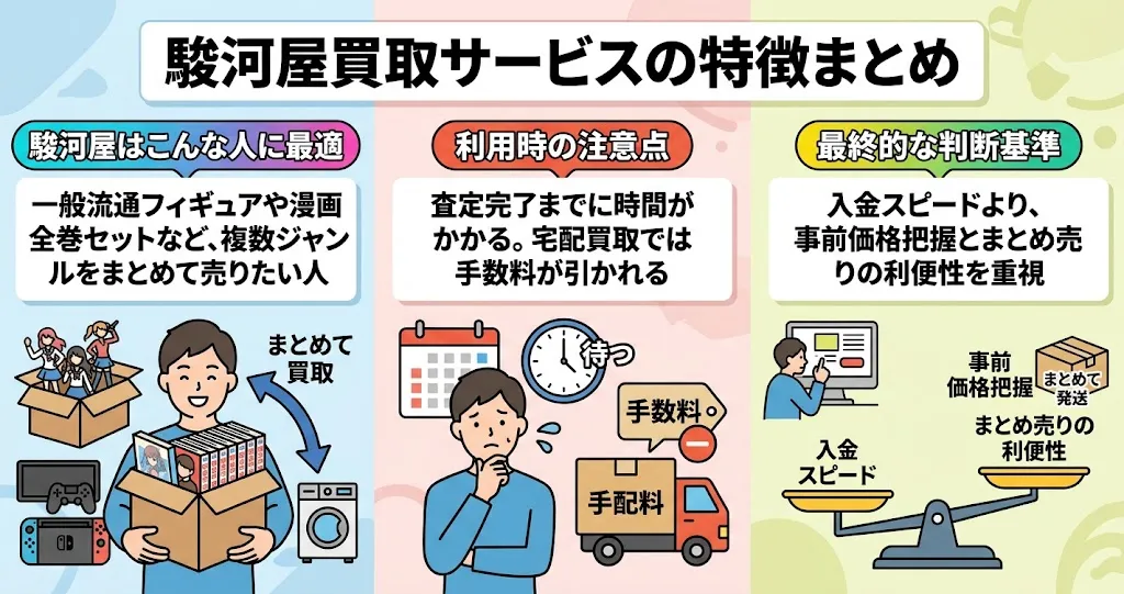 駿河屋買取がおすすめの人と注意点