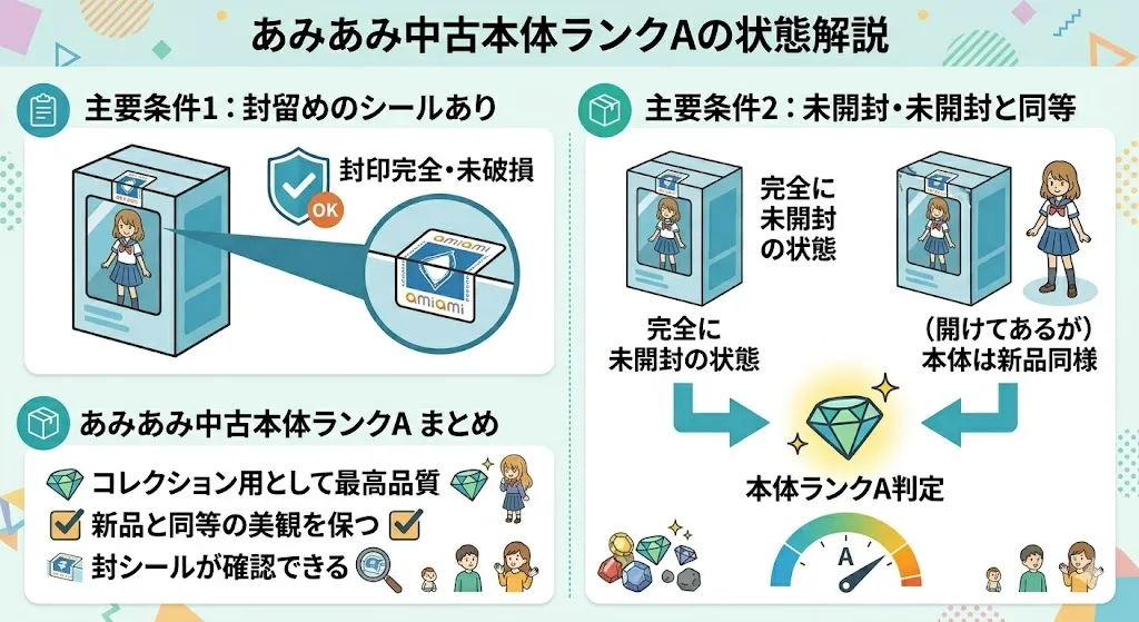 あみあみ中古ランクAの状態解説