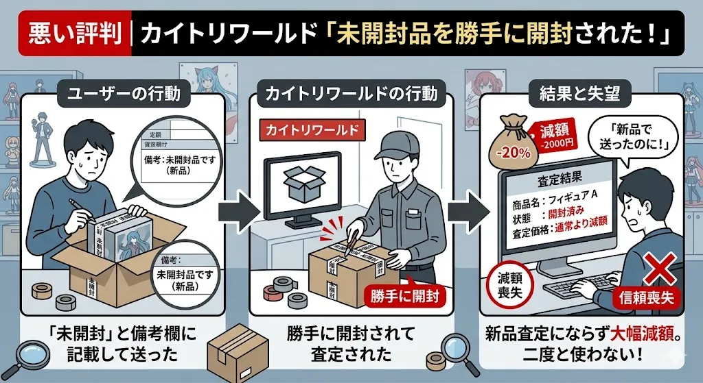 カイトリワールドの悪い評判例