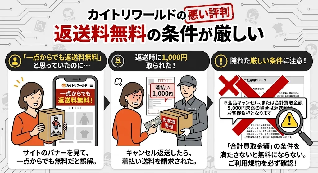 カイトリワールドの悪い評判例