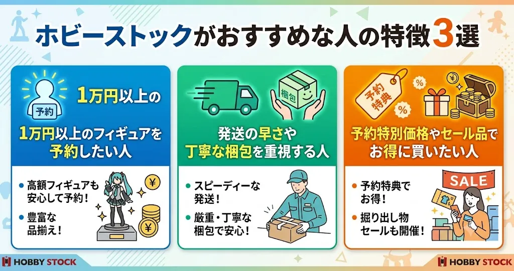 ホビーストックがおすすめな人