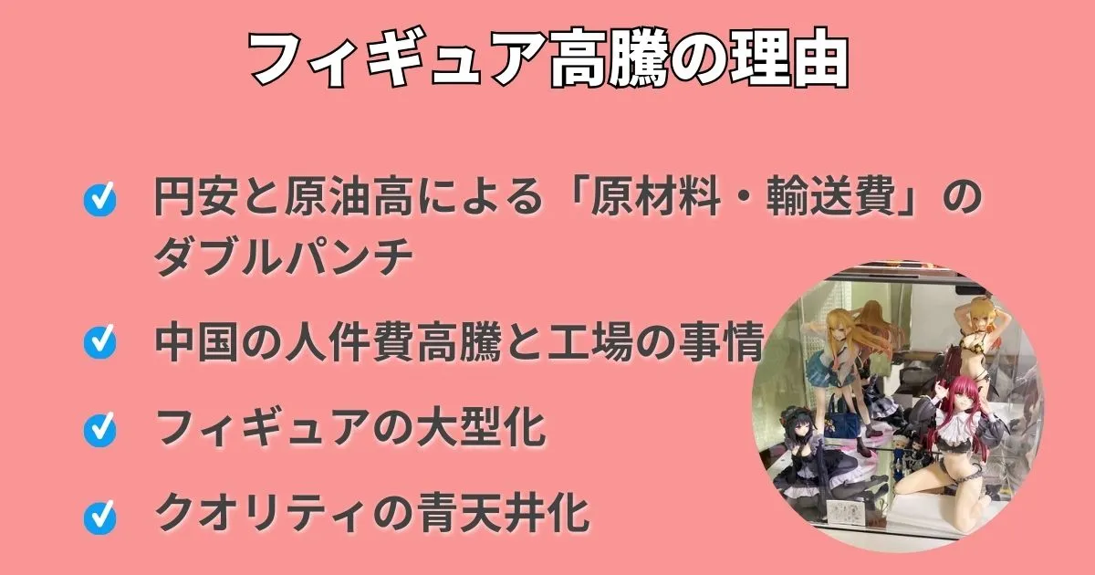 高いのはなぜ?フィギュア高騰の理由4つ