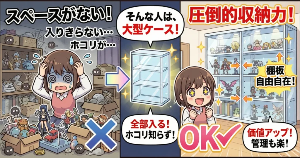 初めから大型ケースがおすすめな人