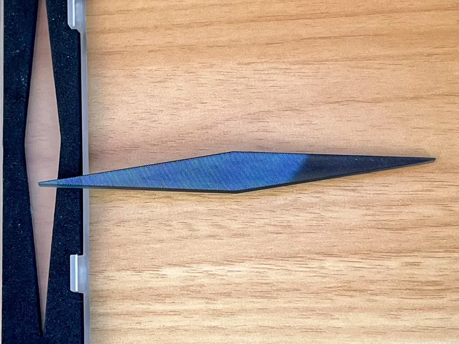 Sachiプラモ VERTヤスリOnyx Edgeの削り面