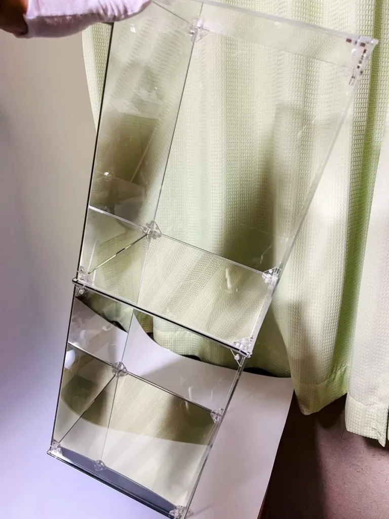 HYPE GUARDフィギュアケースの2段重ね