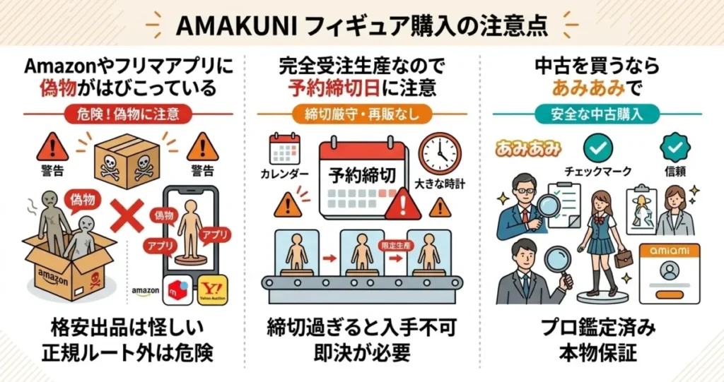 AMAKUNI フィギュア購入の注意点