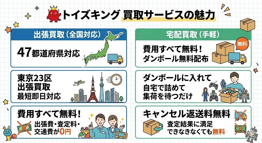 トイズキング買取のメリット