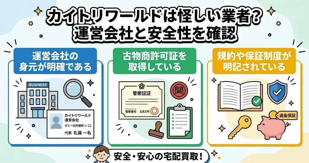 カイトリワールドは怪しい業者？運営会社と安全性を確認