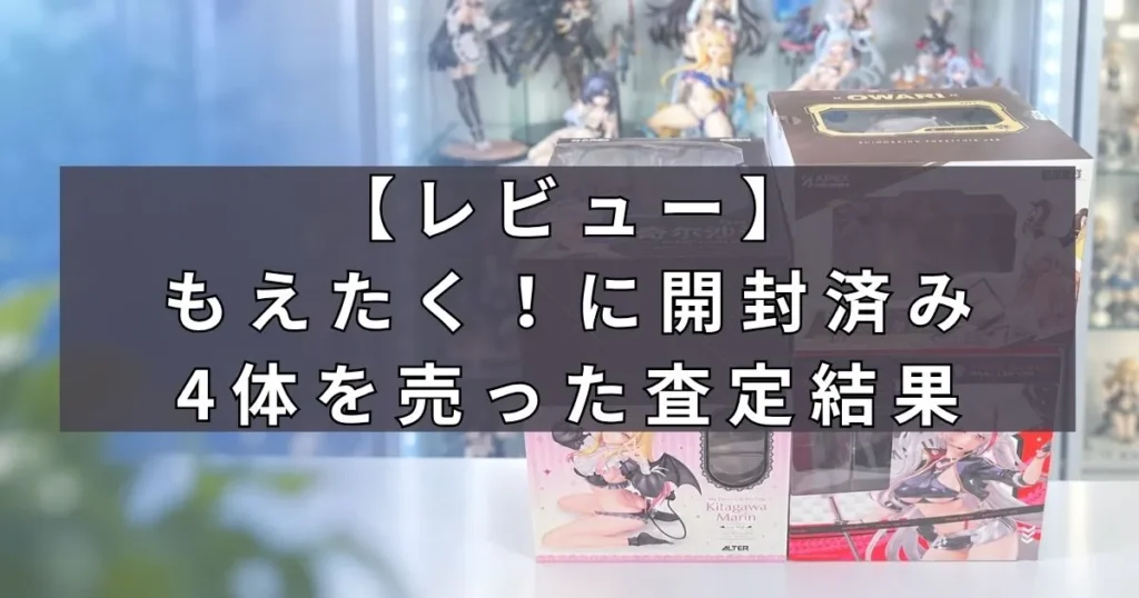 【レビュー】もえたく!に開封済み4体を売った査定結果