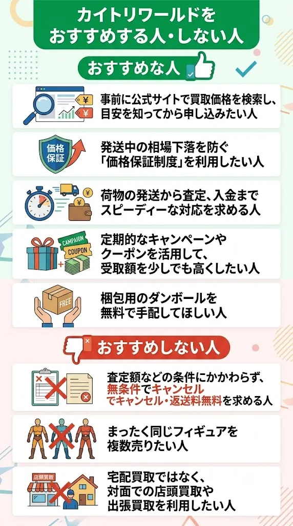 カイトリワールドをおすすめする人・しない人