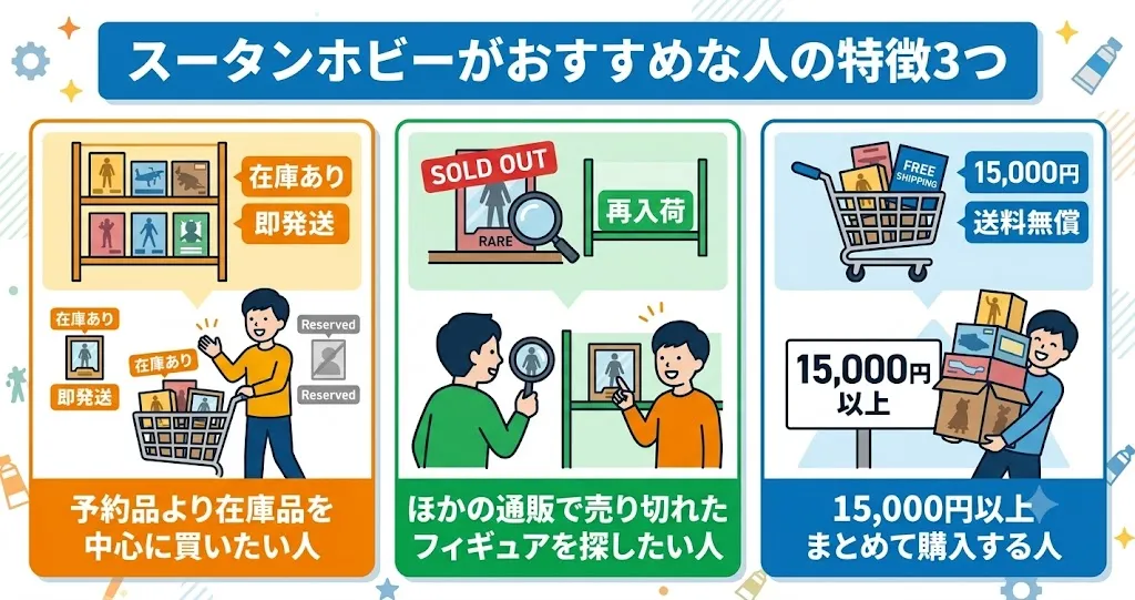スータンホビーがおすすめな人の特徴