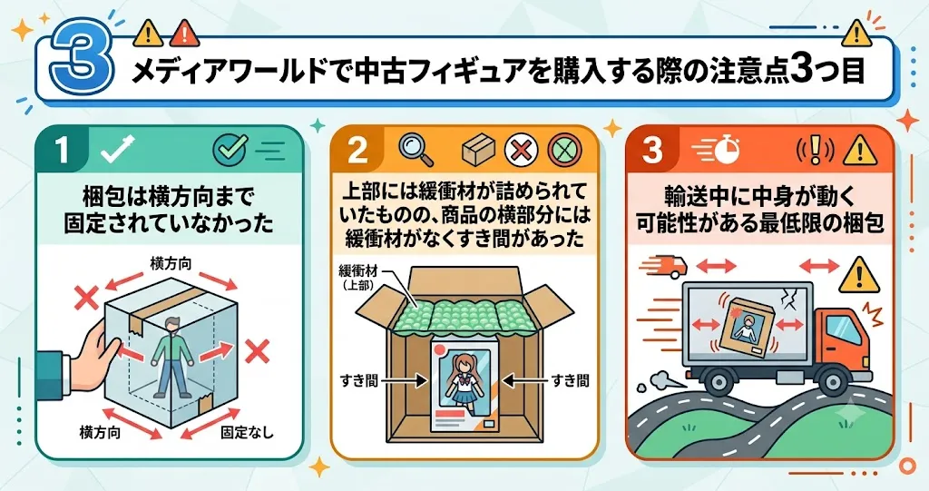 メディアワールドの梱包は最低限